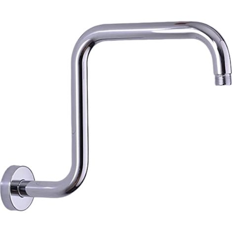 Bras de douche cantilever en laiton chromé