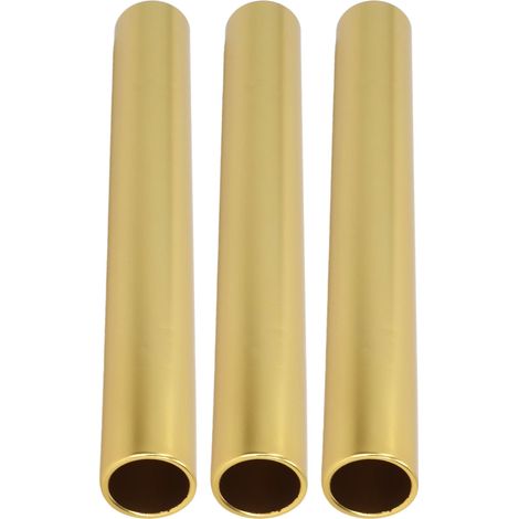 Bâton de relais compétition en aluminium léger - Lot de 3 - Couleurs vives - Entraînement piste athlétisme (1/5)