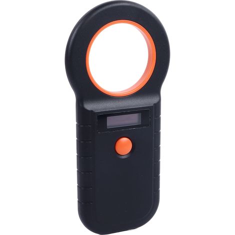 Lecteur de micropuces pour animaux - Scanner portable et efficace d'identification par puce électronique pour chiens, chats, vaches et moutons noirs (1/5)