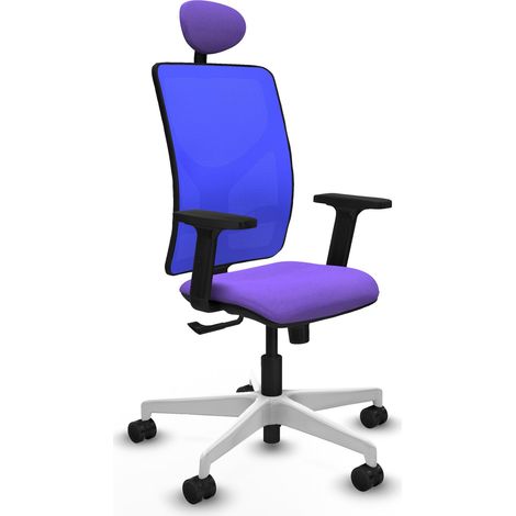 Chaise de bureau piqueras y crespo Motilla noir mousse épaisse (1/2)