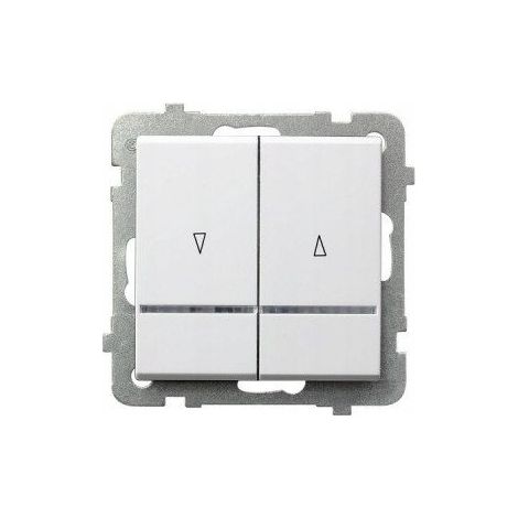 Interruttore tapparella Ospel lp-7rbs/m/75 retroilluminazione blocco meccanico