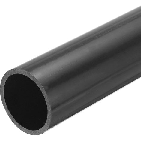 Tuyau Rigide PVC 2 Pouces Tuyau Rond 51,8 mm DI 60 mm DE 500 mm Gris Foncé Haute Résistance aux Chocs pour Conduite d'Eau, Bricolage, Décoration, Gaine de Câble (1/5)