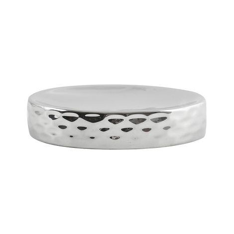 PORTA SAPONE IN CERAMICA PHOENIX- Argento- SPIRE- pezzi 1