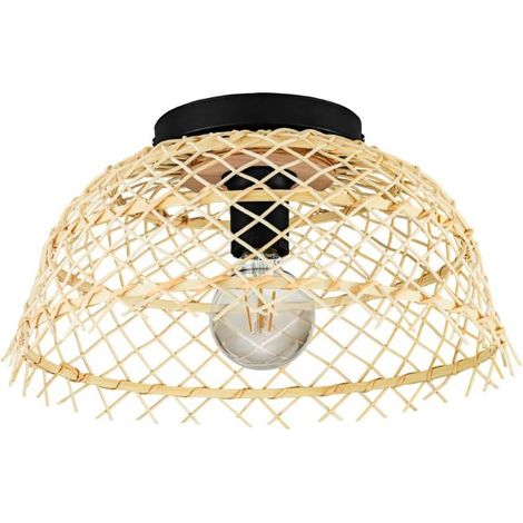 Plafonnier en rotin Ausnby Ø 37 cm - 43831 (1/3)