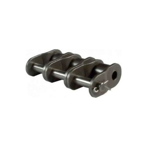 Maillon coudé triple pour chaine acier inoxydable norme ISO 06B3