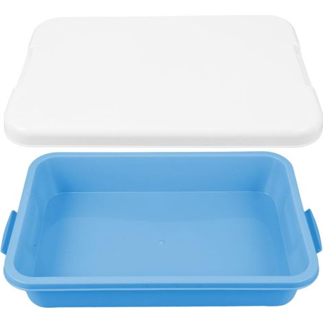 Einfach zu bedienender, großer Kunststoff-Sandkasten mit Deckel und tragbarer Aufbewahrungsbox – Sandkasten für Abenteuer und Outdoor-Aktivitäten (1/5)