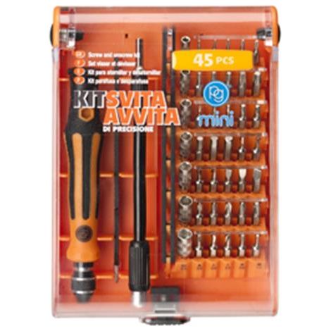 Poggi KIT SVITA E AVVITA DI PRECISIONE 45 PEZZI Art. M.8775 (1/3)