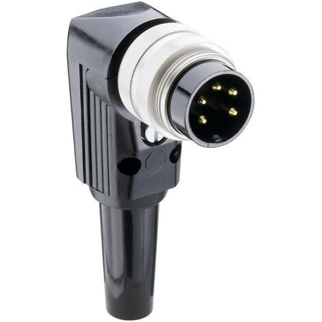 Connecteur rond DIN mâle, coudé Lumberg WSV 50 Nombre de pôles: 5 argent 1 pc(s) D22234 (1/4)