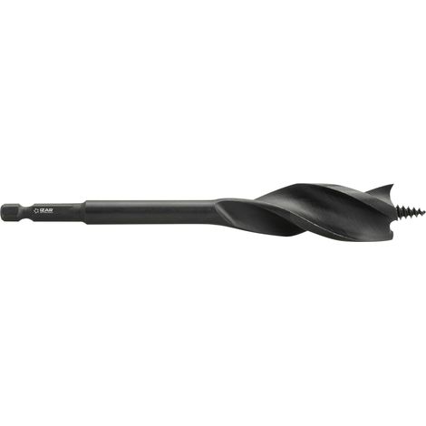 Broca 18,00 mm Madera Espiral 3Z Mango E6.3 -1654- IZAR (1/4)