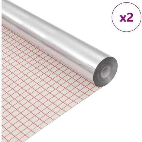 Spiegelfolie 2 Stück Silber PET CFW303762 (1/5)