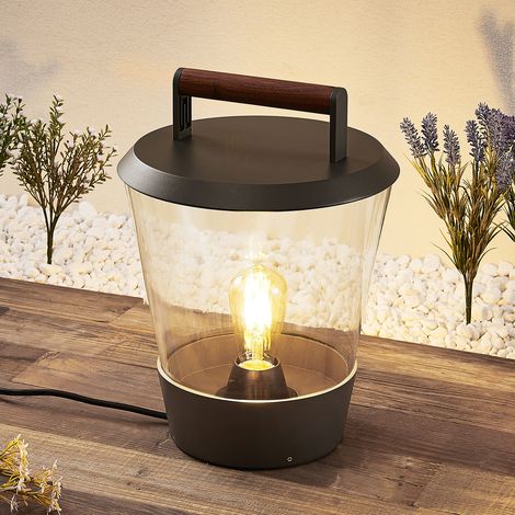 [NEUWERTIG] Lucande Larkyn Tischleuchte Gartenbeleuchtung Spritzwassergeschutzt Lampe