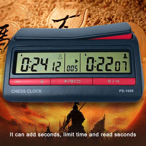 Horloge d'échecs chinois/go, minuterie de jeu, plateau numérique (1/5)