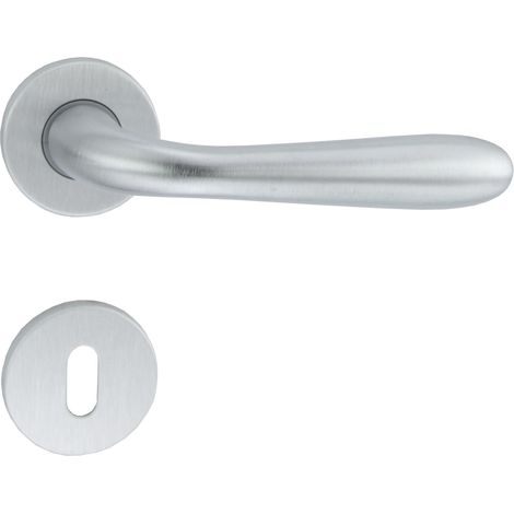 MANIGLIA GOCCIA ART.M82 C/BOCCHETTA CROMO SATINATO- FROSIO BORTOLO- 1,0 pz