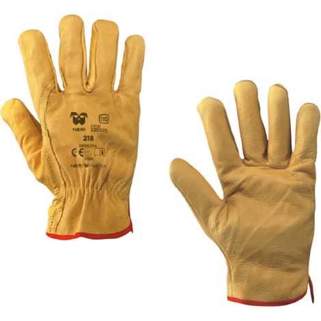 GUANTI INVERNALI IN FIORE BOVINA 218 TG. 10- 12,0 paia