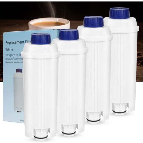 Wasserfilter kompatibel mit Delonghi DLSC002, XU, ECAM ETAM EC800 mit Aktivkohle für 60 Liter Wasser - Crezuo