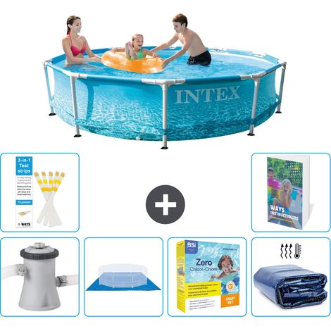 Frame Pool Rund - 305x76 cm - 7-teilig S245