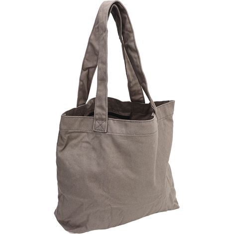 Sac de transport portable en toile pour tapis de yoga, 2 compartiments, fermeture éclair, gris (1/5)