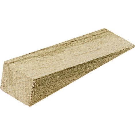 Bloque-porte bois poli, HETTICH, L.9 x H.2.4 x l.2.9 cm