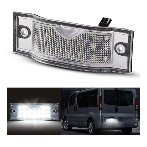 LED License Plate Light for Vivaro A, License Plate Lights for Trafic, Led License Plate Canbus (1/5)