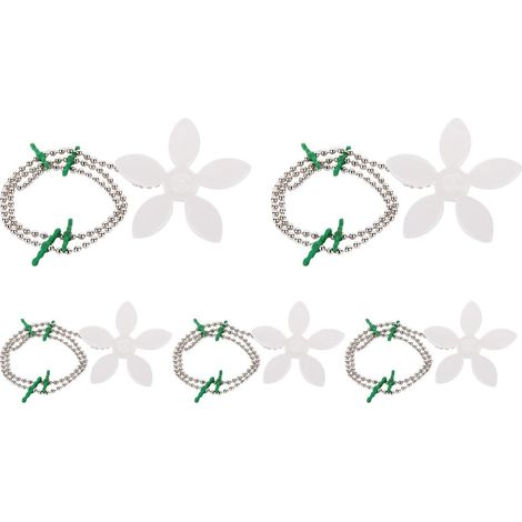 of 5 flower shaped chains 40 cm 15 75 inch shower trap for