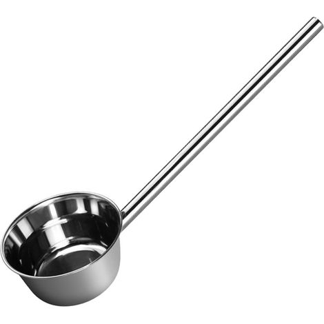 Louche à Eau Domestique en Acier Inoxydable Épais 58 Cm, Manche Long Anti-éclaboussures, Cuillère Pratique Cuisine et Jardin, Outil Multifonction pour Arroser Plantes et Servir (1/5)