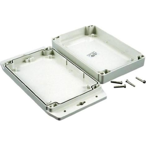Boîtier IP67 polycarbonate (L x l x H) 120 x 66 x 42 mm gris clair Hammond Electronics 1555C2F22GY