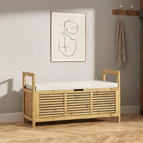 Console en bambou mousse 100 x 40 x 60 cm (1/5)