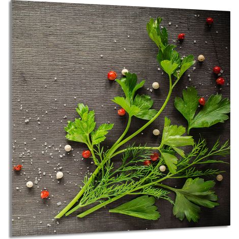 PANNELLO IN VETRO PER CUCINA 60x65 Pepper (1/5)