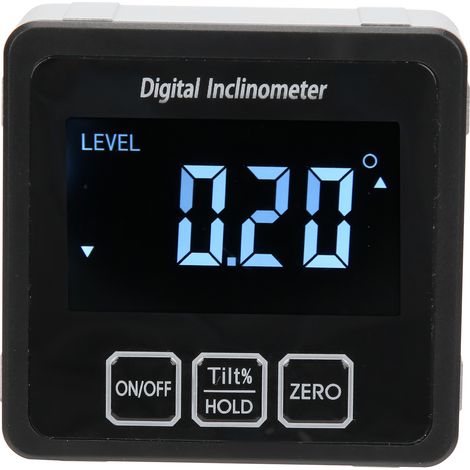 Niveau numérique LCD à aimant rapporteur d'angle magnétique inclinomètre digital avec écran