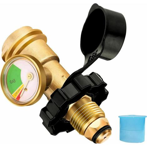 POL Adaptateur pour jauge phosphorescente Adaptateur pour bouteille de propane avejauge de pression (1/5)