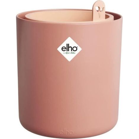 Pot De Fleurs Rond BOUNCY BASIL - Plastique - Ø16 - Terra Caramel (1/5)