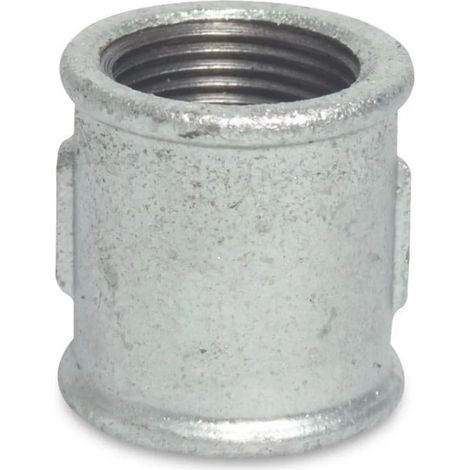 Manchon 3/4 Filetage Femelle, Raccord Fileté Fonte Malléable (1/2)