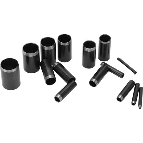 15 Outils de Poinçon Creux pour Cuir 1-15mm, Set de Marqueurs Tranchants Haute Densité pour Travail du Cuir Artisanal (1/5)