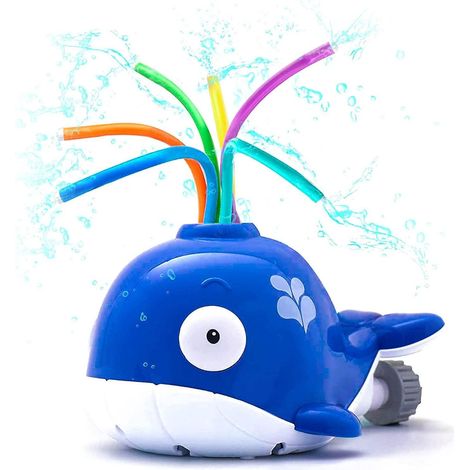 jouet Arroseur D'eau, Arroseur Pour Enfants Baleine Design, Jouet D'arrosage D'eau Pour Avec 6 Tuyaux Jouets Pour Piscine Jardin Pelouse Jeu Extri (1/5)