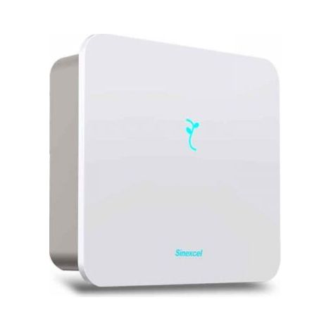 Inverter Fotovoltaico Monofase, Ibrido On-Grid/Off-Grid, Certificato CEI 0-21, Garanzia 10 Anni, IP65 (6KW)