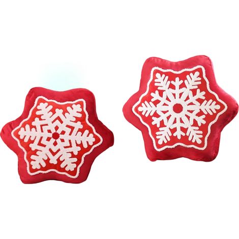 Set di 2 Cuscini Decorativi Natalizi Blu 44x44 cm (1/5)