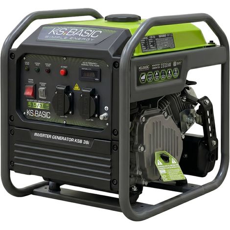 Generatore di corrente a benzina Inverter Könner & Söhnen KSB 38i, 3.8 kW, Onda Sinusoidale Pura, Display LED, Modalità ECO (1/5)