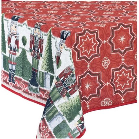 Preziosa Home Tovaglia Sbiecata Ass. Natale 140 x 240 Cm No Stiro Antimacchia 1 Pz