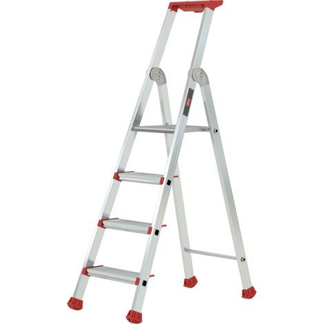 Altrex Nimba Stufenstehleiter einseitig begehbar 4 Stufen (1/5)