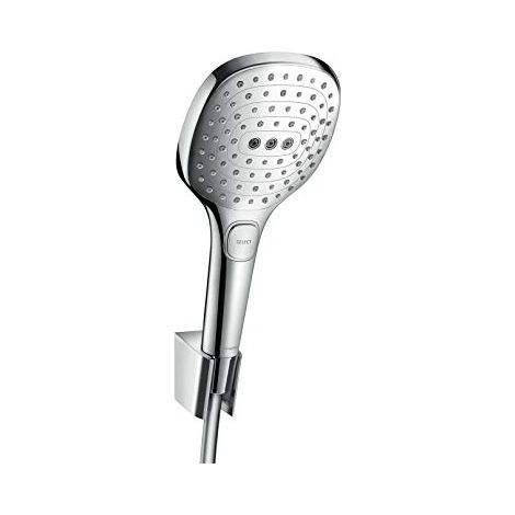 Hansgrohe Raindance Select E - Doccetta a mano E 120, 3 getti, con accessori, cromata 26700000 (1/4)