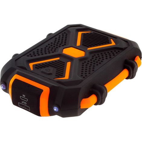 – Chargeur Powerbank antichocs 10000mAh – Résistant à l'eau et aux chocs – Silicone et ABS – Input DC 5V-2,1A Micro USB (1/5)