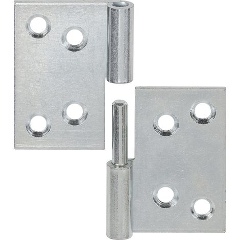 Vormann Aushebescharniere verzinkt 60 x 80 mm rechts Scharniere (1/2)