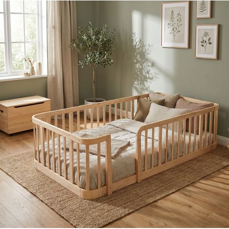 Moebel Aufbewahrung modular 90 mal 200 Naturholz HAVRYA (1/5)