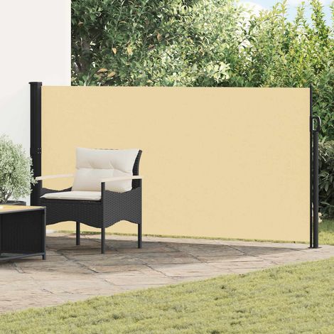 vidaXL Tenda laterale retrattile Sabbia 500 x 140 cm Poliestere