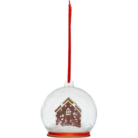 Weihnachtskugel Haus Biskuit 80mm - Atmosphera créateur d'intérieur