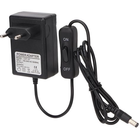 Alimentation 9V 2A pour Découpeuse de Mousse avec Aiguille de 15cm, Adaptateur Secteur EU 100‑240V avec Interrupteur et Protection (1/5)