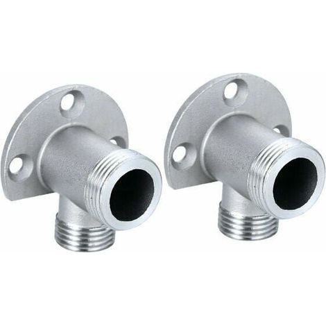 YMYNY Kit d'installation pour connecter le tuyau pour robinet apparent. système de douche extérieur. mitigeur thermostatique. conversion encastré en surface Macaron (1/4)