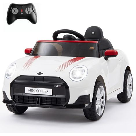 COSTWAY 12V BMW Voiture Électrique Enfant avec Télécommande 2,4G (Blanc)