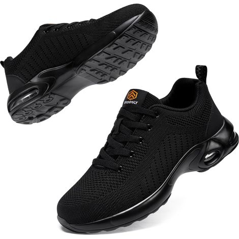Chaussures de Sécurité Hommes Femmes Basket de Securite Respirant, Bequem, Leicht, Schlagfest, Bout d’acier, stoßdämpfend, Durchstichsicher (1/5)
