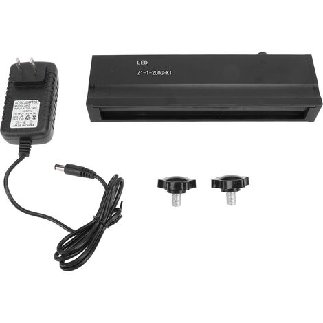 Ortviai Lampe LED verte de détection de poussière 7 W, réglage continu de la luminosité, étanchéité IP66, pour écrans LCD et surfaces sensibles (1/5)